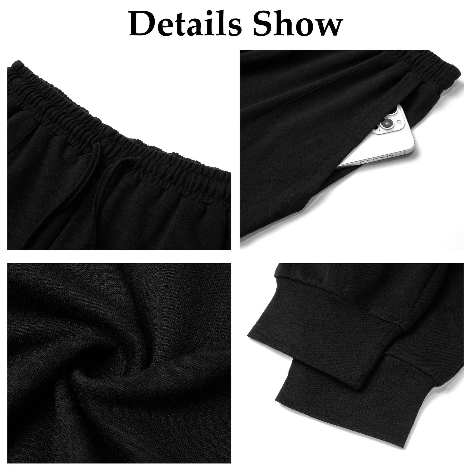 Sweatsuit Sets for Women 2 Piece Lounge Set Loose Jogger Sets Fall Outfits Sets Solid Tracksuits with Pockets