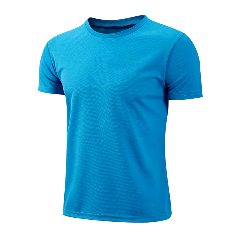 Men Women Quick Dry Short Sleeve Sport T Shirt Gym Jerseys Fitness Shirt Trainer Running T-Shirt Teenager Breathable Sportswears